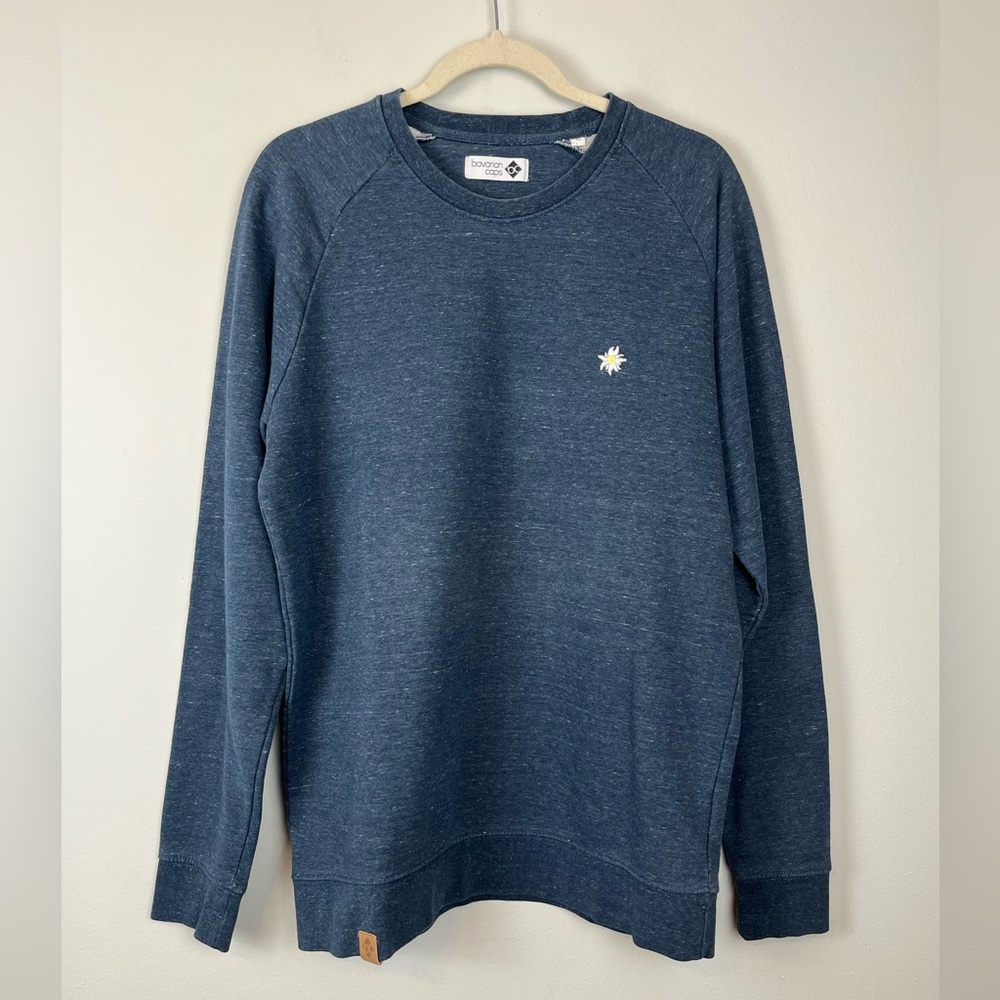 Bavarian Caps Organic Cotton Blend Terry Sweatshirt LARGE